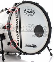 Parafuso RMV PAC26 Kit com 5 Garras e 5 Parafusos de Bumbo com 10cm de comprimento