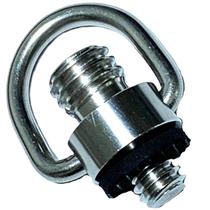Parafuso Rosca 1/4 e 3/8 Duplo com Alça e Borracha para Câmeras MOD101256 Parafuso Rosca 1/4 e 3/8 Duplo com Alça e Borracha para Câmeras MOD101256