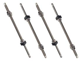 Parafuso Rosca Dupla Solar 250mm Brocante Inox - 4 Peças