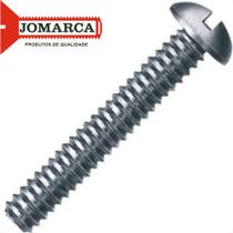 Parafuso Rosca Maquina Redonda Fenda Jomarca 1/8 X 1.1/2'' - Kit C/2 Centos