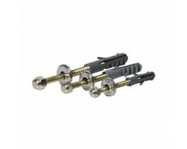 Parafuso Sanit Latonado Luxo Bucha 10 02Pcs Blister
