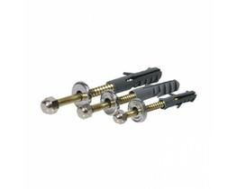 Parafuso Sanit Latonado Luxo Bucha 12 02Pcs Blister