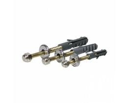 Parafuso Sanit Latonado Luxo Bucha 12 02Pcs Blister