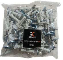 Parafuso Sanitário Castelo Latonado Bucha 08 Kit 100 Un