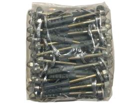 Parafuso Sanitário Castelo Latonado Bucha 10 Kit 100 Un