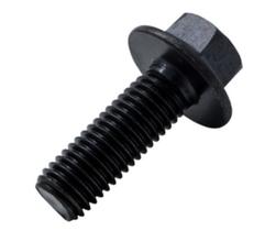 Parafuso Sextavado 10x25mm Flangeado Aço 8.8 Preto Ciser 5un