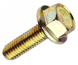 Parafuso Sextavado 10x30mm Flangeado Aço8.8 Bicromatizad 5un