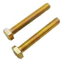 Parafuso Sextavado Bicromatizado M10 X 100 Mm - 20 Peças Parafuso Sextavado Bicromatizado M10 X 100 Mm - 20 Peças