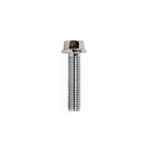 Parafuso sextavado M6X80 com flange (cromado)