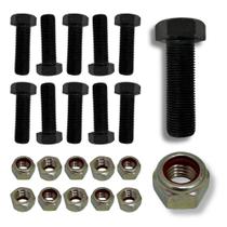 Parafuso Sextavado Ri M10 X 1,00 X 40 8.8 - 10 Pçs Com Porca Parafuso Sextavado Ri M10 X 1,00 X 40 8.8 - 10 Pçs Com Porca