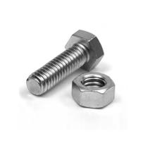Parafuso Sextavado Rosca Inteira 5/16 X 2 com Porca - 200 Peças Parafuso Sextavado Rosca Inteira 5/16 X 2 com Porca - 200 Peças