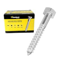 Parafuso Sextavado Rosca Soberba 1/4 X 100 100un Titanium