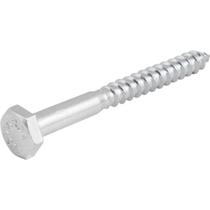Parafuso Sextavado Rosca Soberba 1/4" X 60 Mm Zincado Cartela Com 4 Peças Vonder