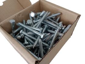 Parafuso Sextavado Rosca Soberba 5/16 x 75 NewFix - 100pç Parafuso Sextavado Rosca Soberba 5/16 x 75 NewFix - 100pç