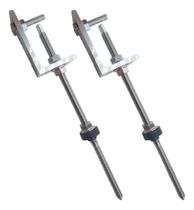 Parafuso Solar 300mm Com Suporte L Fibrocimento - 2 Peças