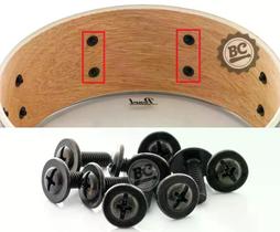 Parafuso Spanking Profire M5x14 Black kit com 10 unidades internos de canoa para a maioria das marca