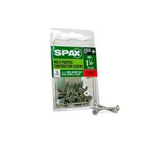 Parafuso SPAX de 1,25" de cabeça plana de zinco multimaterial, pacote com 35 Parafuso SPAX de 1,25" de cabeça plana de zinco multimaterial, pacote com 35