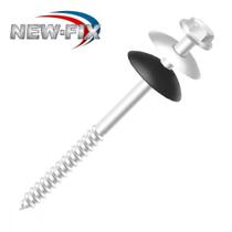 Parafuso Telha 5/16 X110Mm Newfix Conjunto Vedacao