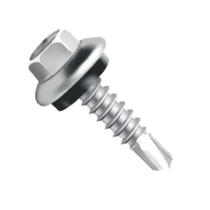 Parafuso Telha Auto-Brocante 12 X 3'' (Cento) - Aço Carbono Zincado 5,5mm