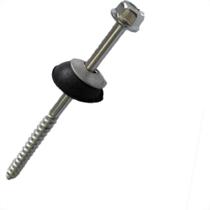 Parafuso Telha Multibarras 110Mm Completo ''Pvc+Chapa'' 5/16 % - 1 Cento