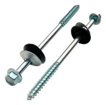 Parafuso Telheiro Ferro Zincado 5 16 110mm C 100Unidades