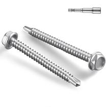 Parafusos autoperfurantes BNUOK 10 x 5cm 410 em aço inoxidável Parafusos autoperfurantes BNUOK 10 x 5cm 410 em aço inoxidável