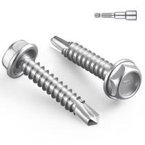 Parafusos autoperfurantes BNUOK 14 x 2,54 cm Aço Inoxidável 410