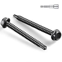Parafusos autoperfurantes BNUOK 14 x 3,8 cm 410 em aço inoxidável Parafusos autoperfurantes BNUOK 14 x 3,8 cm 410 em aço inoxidável
