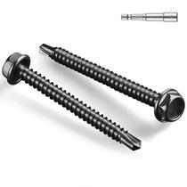 Parafusos autoperfurantes BNUOK 8 x 5cm 410 em aço inoxidável