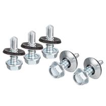 Parafusos autoperfurantes uxcell 14 x 19 mm com lavadora de borracha 100 unidades