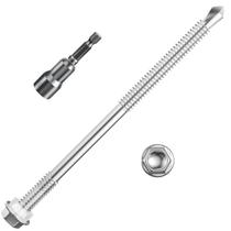 Parafusos autoperfurantes Wensilon 410 em aço inoxidável 50 unidades 14x5 Parafusos autoperfurantes Wensilon 410 em aço inoxidável 50 unidades 14x5