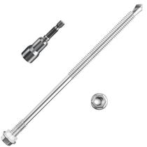 Parafusos autoperfurantes Wensilon 410 em aço inoxidável 50 unidades 14x6 Parafusos autoperfurantes Wensilon 410 em aço inoxidável 50 unidades 14x6