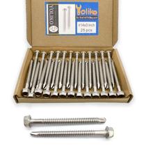 Parafusos autoperfurantes Yoliko 14 x 3 410 em aço inoxidável 25PCS Parafusos autoperfurantes Yoliko 14 x 3 410 em aço inoxidável 25PCS