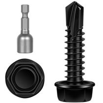 Parafusos autorroscantes Etauwe 14 x 1 cabeça de lavadora hexagonal 50 PCS Parafusos autorroscantes Etauwe 14 x 1 cabeça de lavadora hexagonal 50 PCS