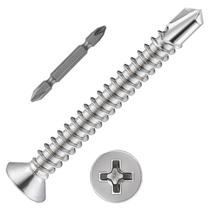 Parafusos autorroscantes Wensilon 410 em aço inoxidável 8x1 -1/2" Parafusos autorroscantes Wensilon 410 em aço inoxidável 8x1 -1/2"