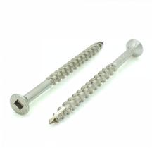 Parafusos BCP Fixeners 8 x 6,35 cm em aço inoxidável, pacote com 100