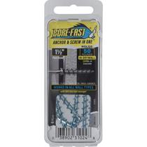 Parafusos BORE-FAST 3/16 polegadas x 3,8 cm, cabeça de panela de aço, 6 unidades