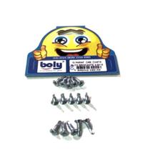 Parafusos Cabeça Chata Auto Brocante 3,5x13mm 15 PÇS - Boly - Ref. 158