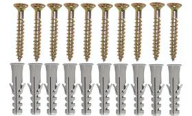 Parafusos Com Buchas Kit Com 50 Unidades 8mm Cabeça chata Phillips Parafusos Com Buchas Kit Com 50 Unidades 8mm Cabeça chata Phillips