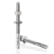 Parafusos de ancoragem de concreto LIONMAX em aço inoxidável 1/2 x 14 cm, pacote com 12 Parafusos de ancoragem de concreto LIONMAX em aço inoxidável 1/2 x 14 cm, pacote com 12