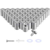 Parafusos de apoio em aço inoxidável, pacote com 50, para placas de acrílico