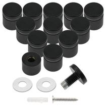 Parafusos de apoio Luomorgo 12 peças de aço inoxidável de 2,54 x 2,54 cm Parafusos de apoio Luomorgo 12 peças de aço inoxidável de 2,54 x 2,54 cm