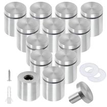 Parafusos de apoio Luomorgo, aço inoxidável, 12 peças, 25 mm, prata Parafusos de apoio Luomorgo, aço inoxidável, 12 peças, 25 mm, prata