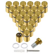 Parafusos de apoio Luomorgo, aço inoxidável, 24 peças, 12 mm, ouro Parafusos de apoio Luomorgo, aço inoxidável, 24 peças, 12 mm, ouro