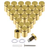 Parafusos de apoio Luomorgo, aço inoxidável, 24 peças, 19 mm, ouro Parafusos de apoio Luomorgo, aço inoxidável, 24 peças, 19 mm, ouro