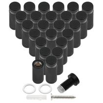 Parafusos de apoio Luomorgo em aço inoxidável 24 peças de 12 mm x 30 mm Parafusos de apoio Luomorgo em aço inoxidável 24 peças de 12 mm x 30 mm