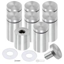 Parafusos de apoio Luomorgo em aço inoxidável 8 peças de 1 x 2 polegadas