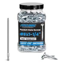Parafusos de bolso FIXLINK 8 x 3,2 cm 325 unidades com broca de 150 mm