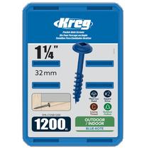 Parafusos de bolso KREG SML-C125B-1200 Blue Kote 1.25" 8 (1200) Parafusos de bolso KREG SML-C125B-1200 Blue Kote 1.25" 8 (1200)