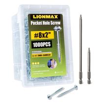 Parafusos de bolso LIONMAX 5 cm 1000 unidades 8 x 5 cm com broca Parafusos de bolso LIONMAX 5 cm 1000 unidades 8 x 5 cm com broca
